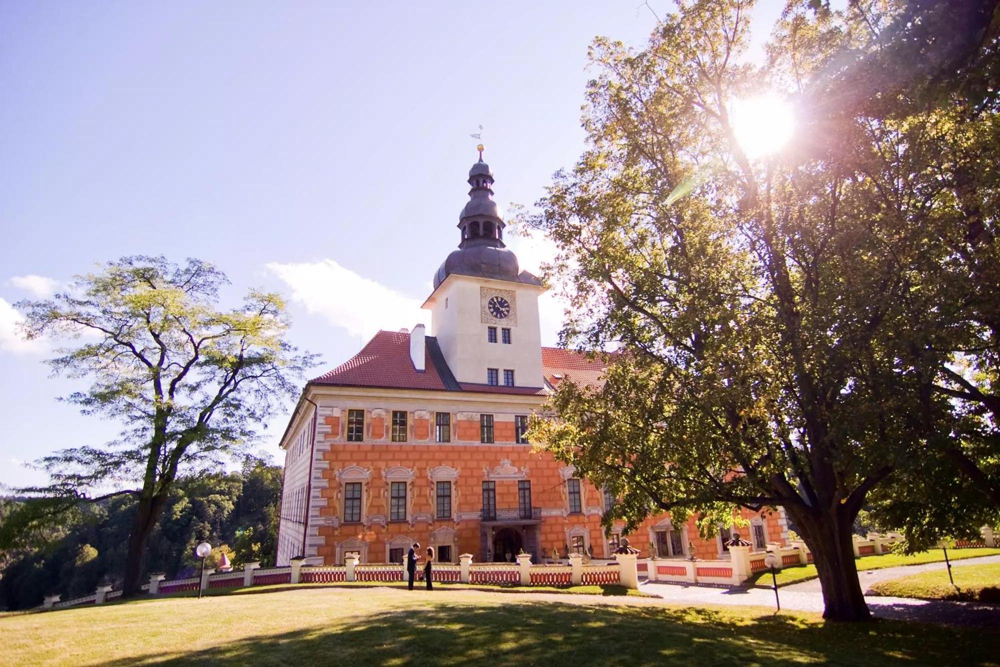 Wellness Srub U Holubu Villa Malsice Exteriör bild