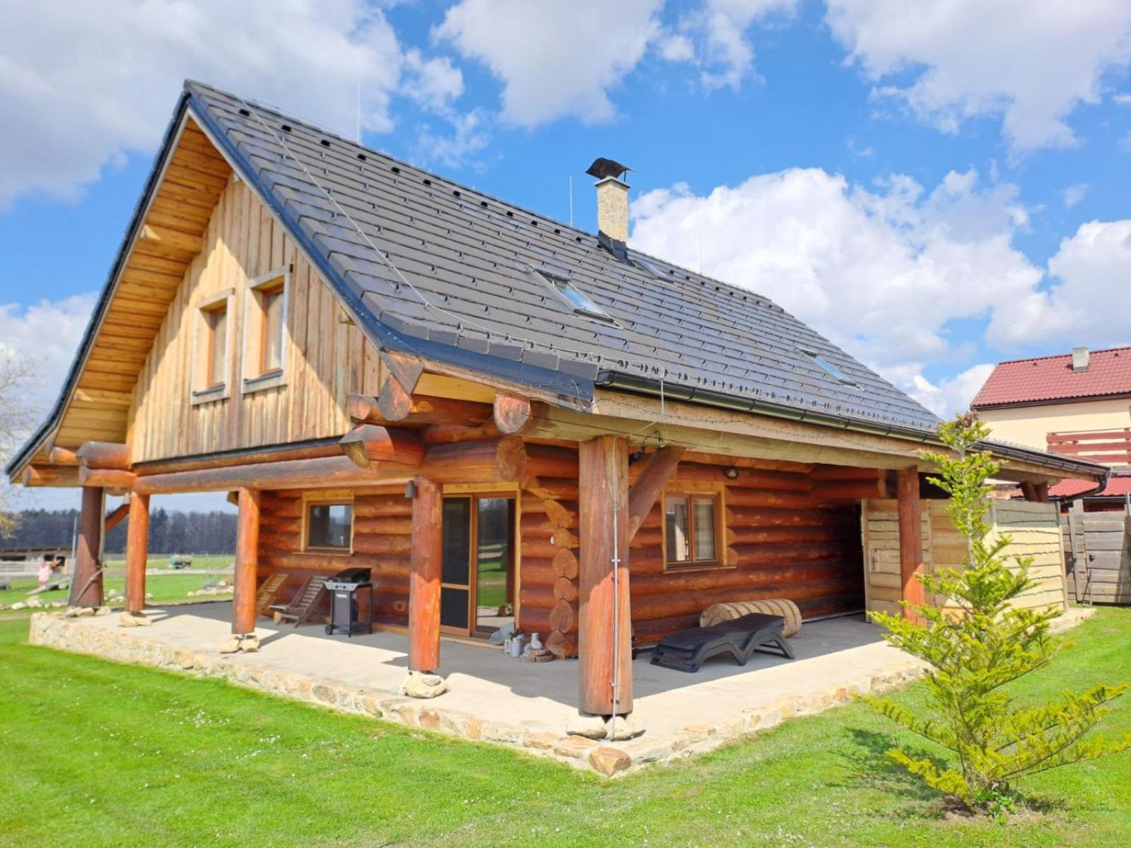 Wellness Srub U Holubu Villa Malsice Exteriör bild