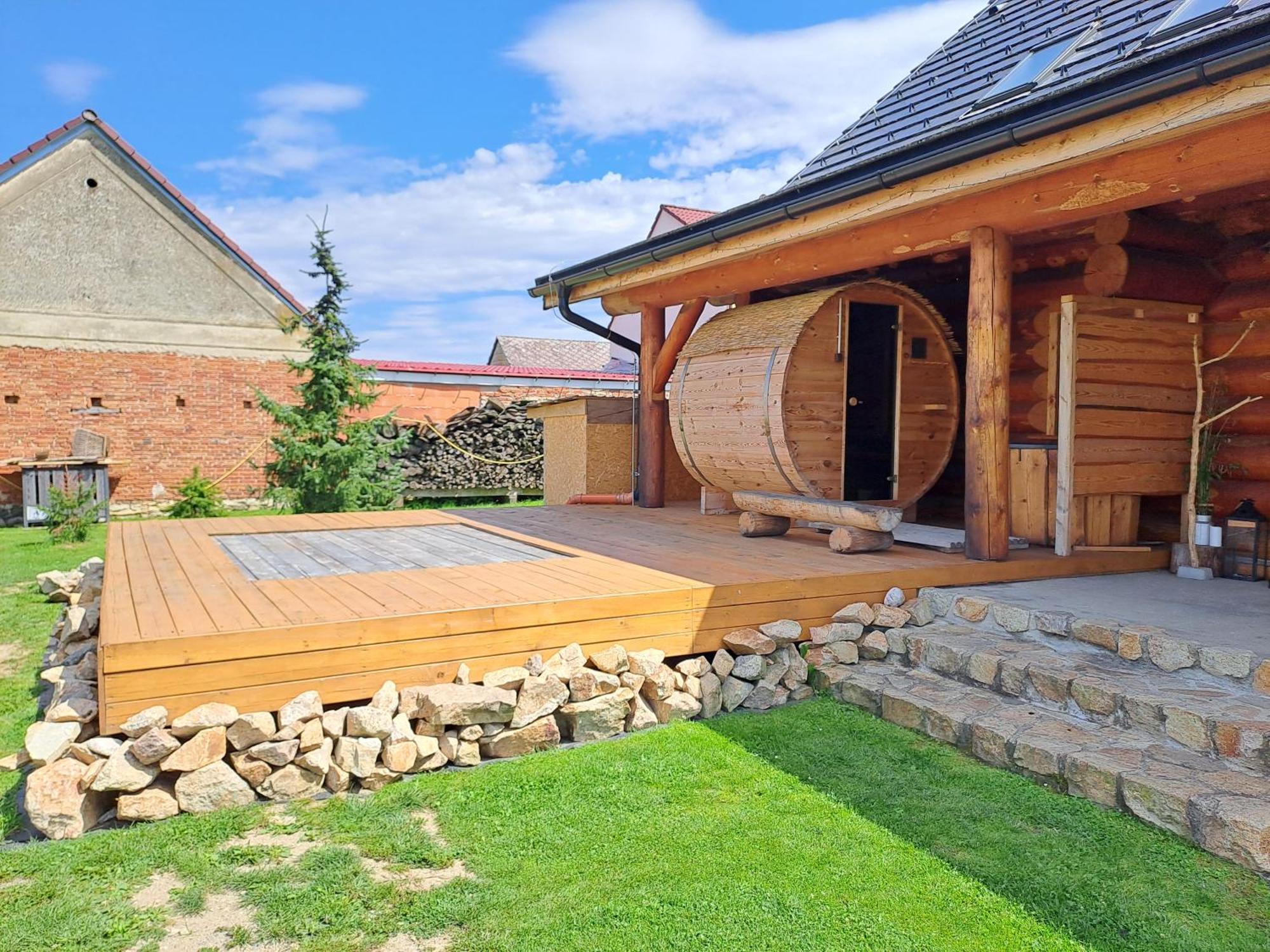 Wellness Srub U Holubu Villa Malsice Exteriör bild