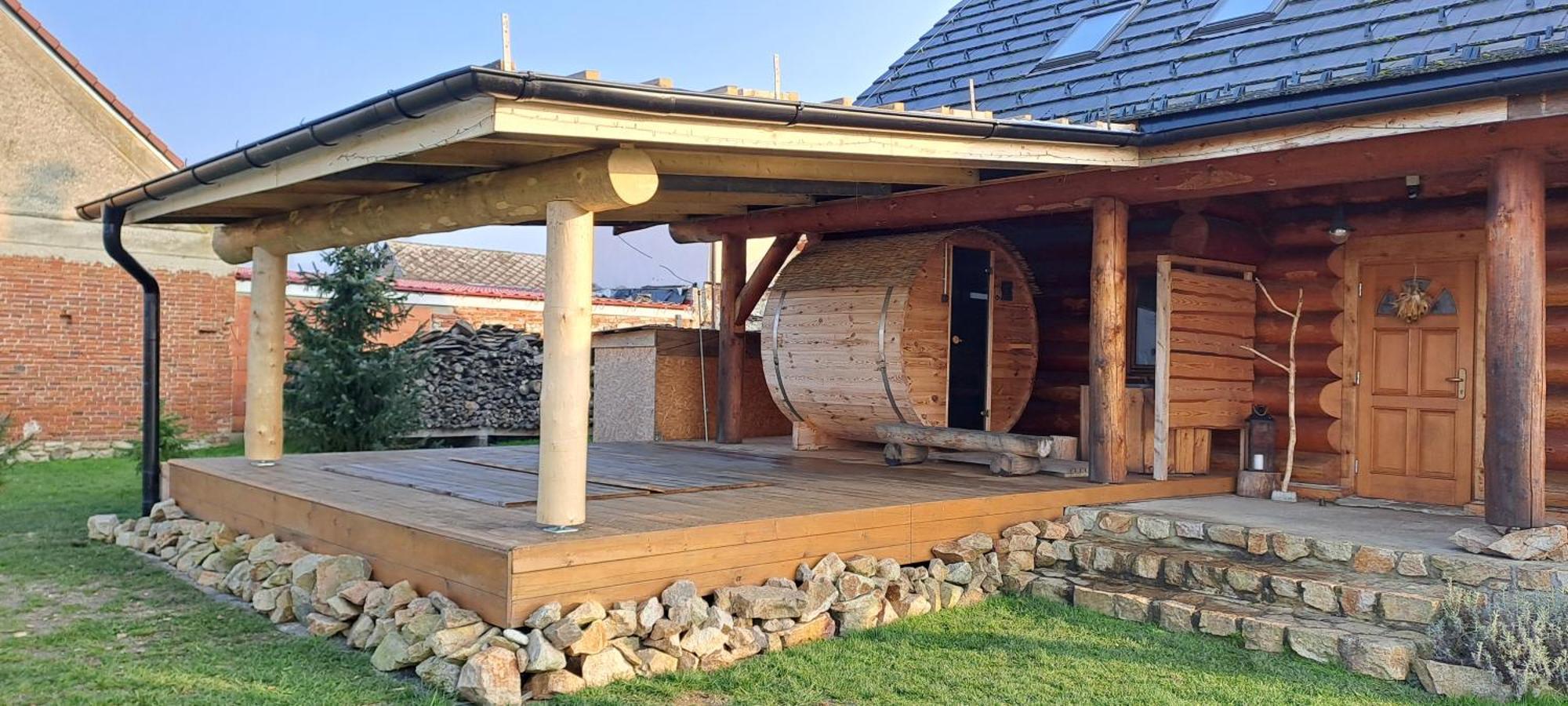 Wellness Srub U Holubu Villa Malsice Exteriör bild