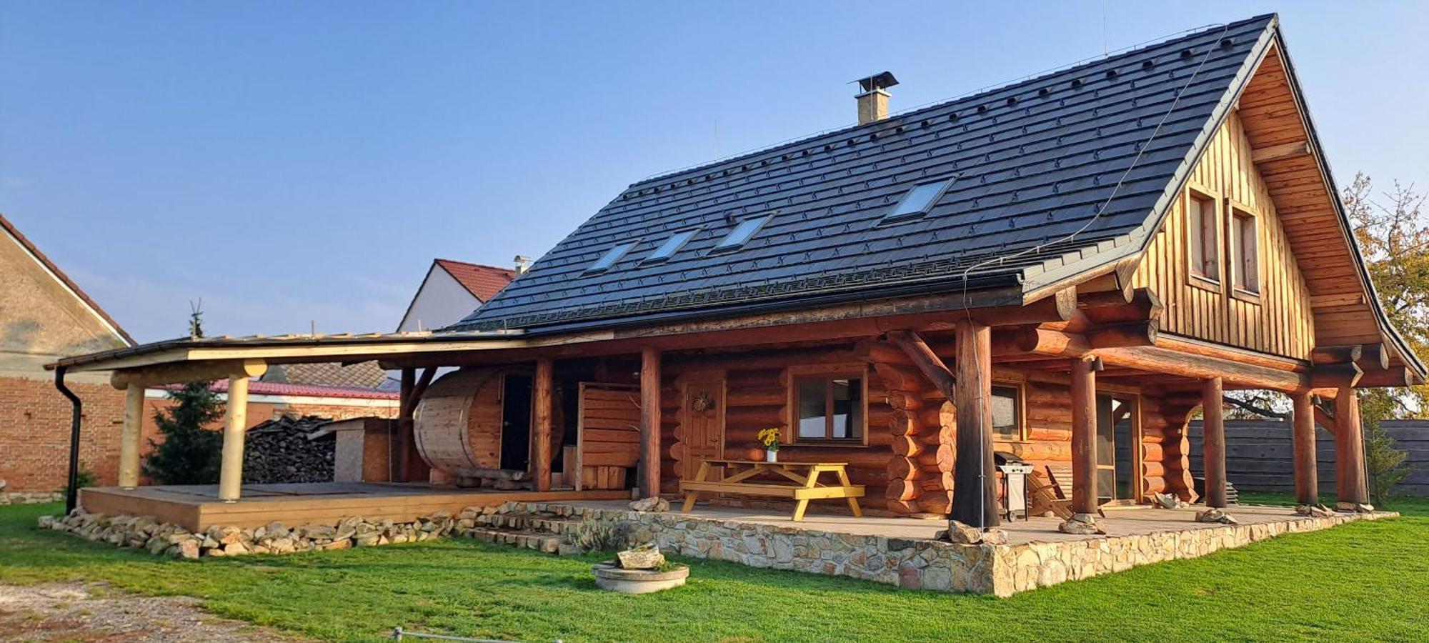 Wellness Srub U Holubu Villa Malsice Exteriör bild